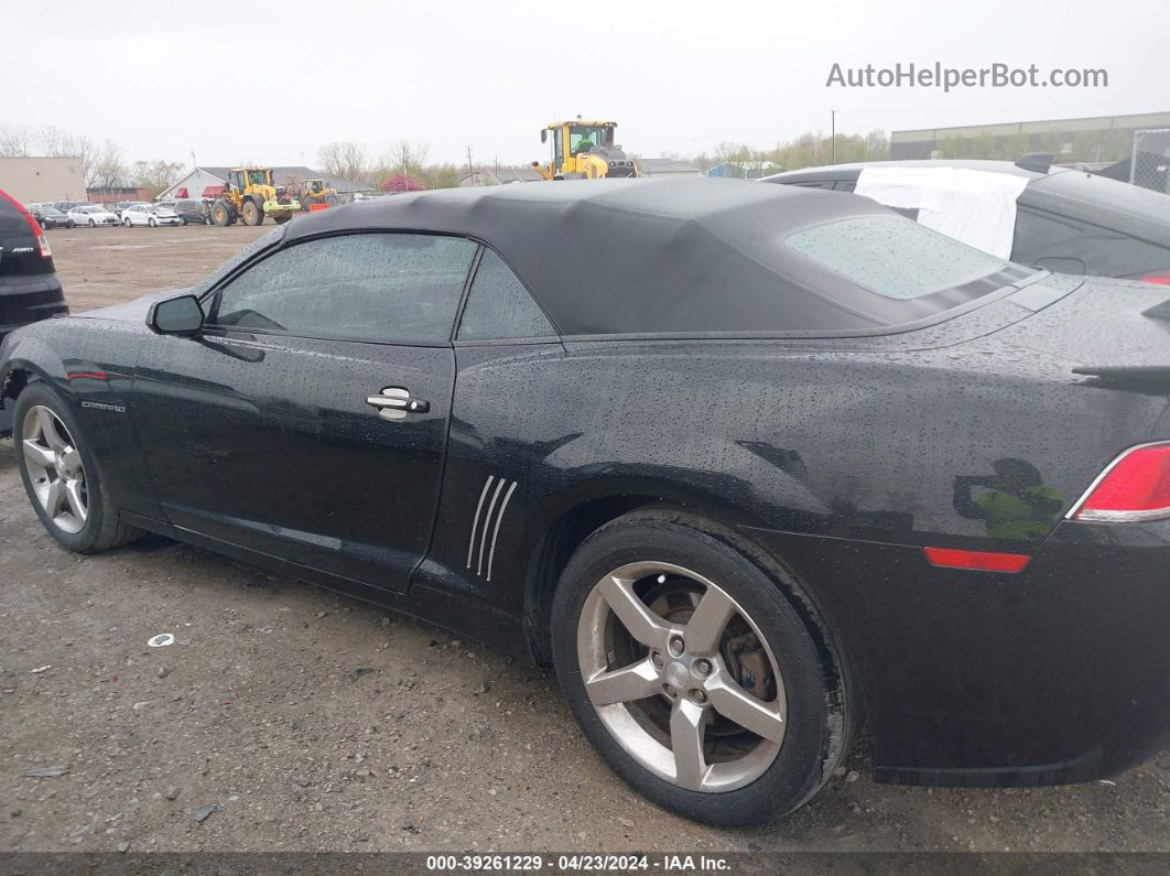 2014 Chevrolet Camaro 1lt Black vin: 2G1FB3D35E9253587