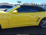 2014 Chevrolet Camaro 1lt Yellow vin: 2G1FB3D35E9322732