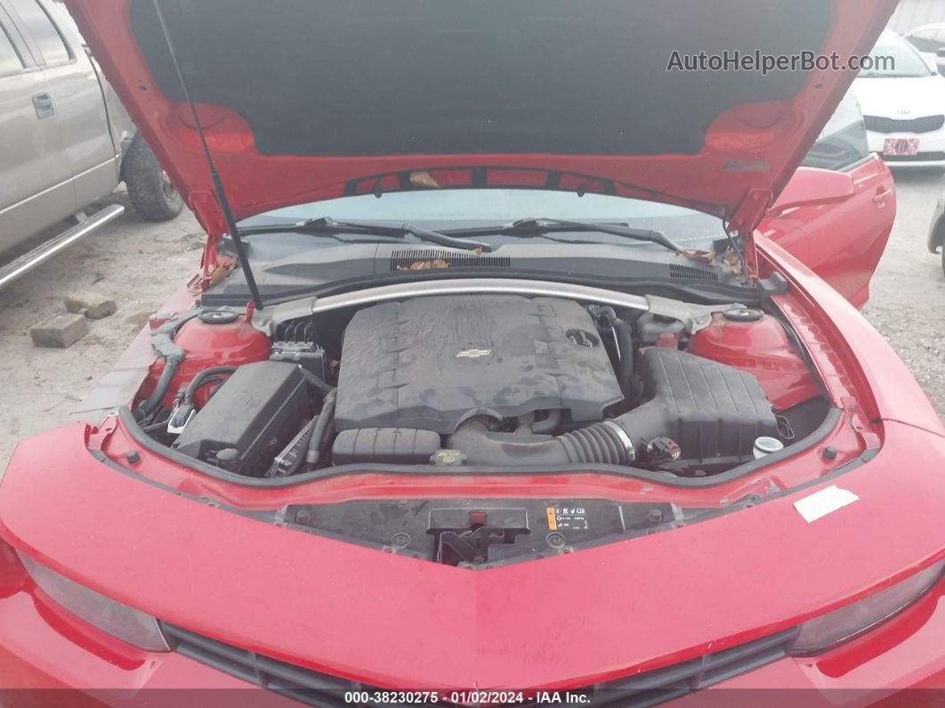 2014 Chevrolet Camaro 1lt Red vin: 2G1FB3D36E9143633