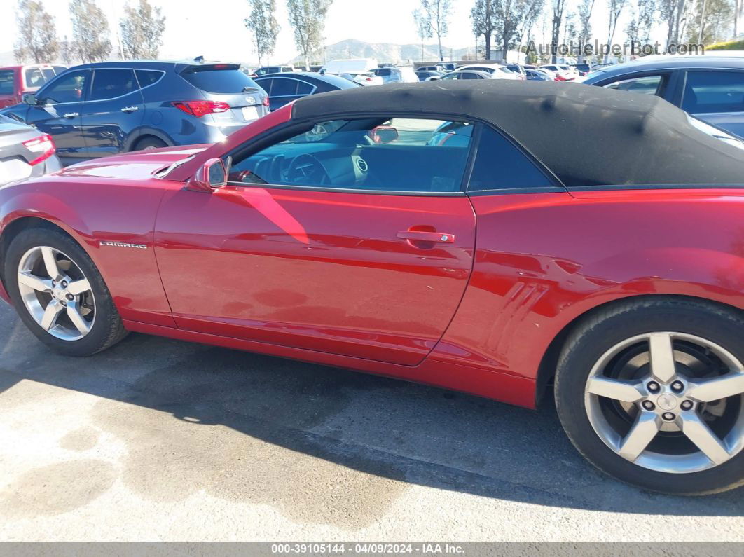 2014 Chevrolet Camaro 1lt Red vin: 2G1FB3D38E9315287