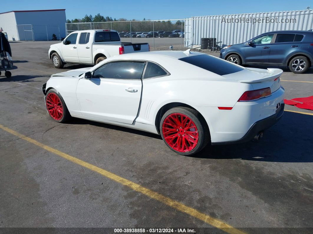 2015 Chevrolet Camaro 1lt White vin: 2G1FC1E30F9109530