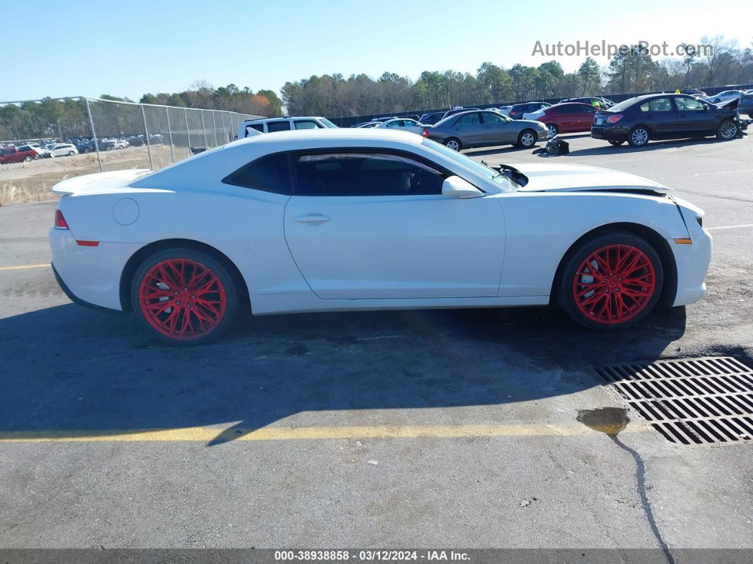 2015 Chevrolet Camaro 1lt White vin: 2G1FC1E30F9109530