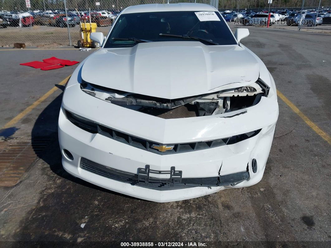 2015 Chevrolet Camaro 1lt White vin: 2G1FC1E30F9109530