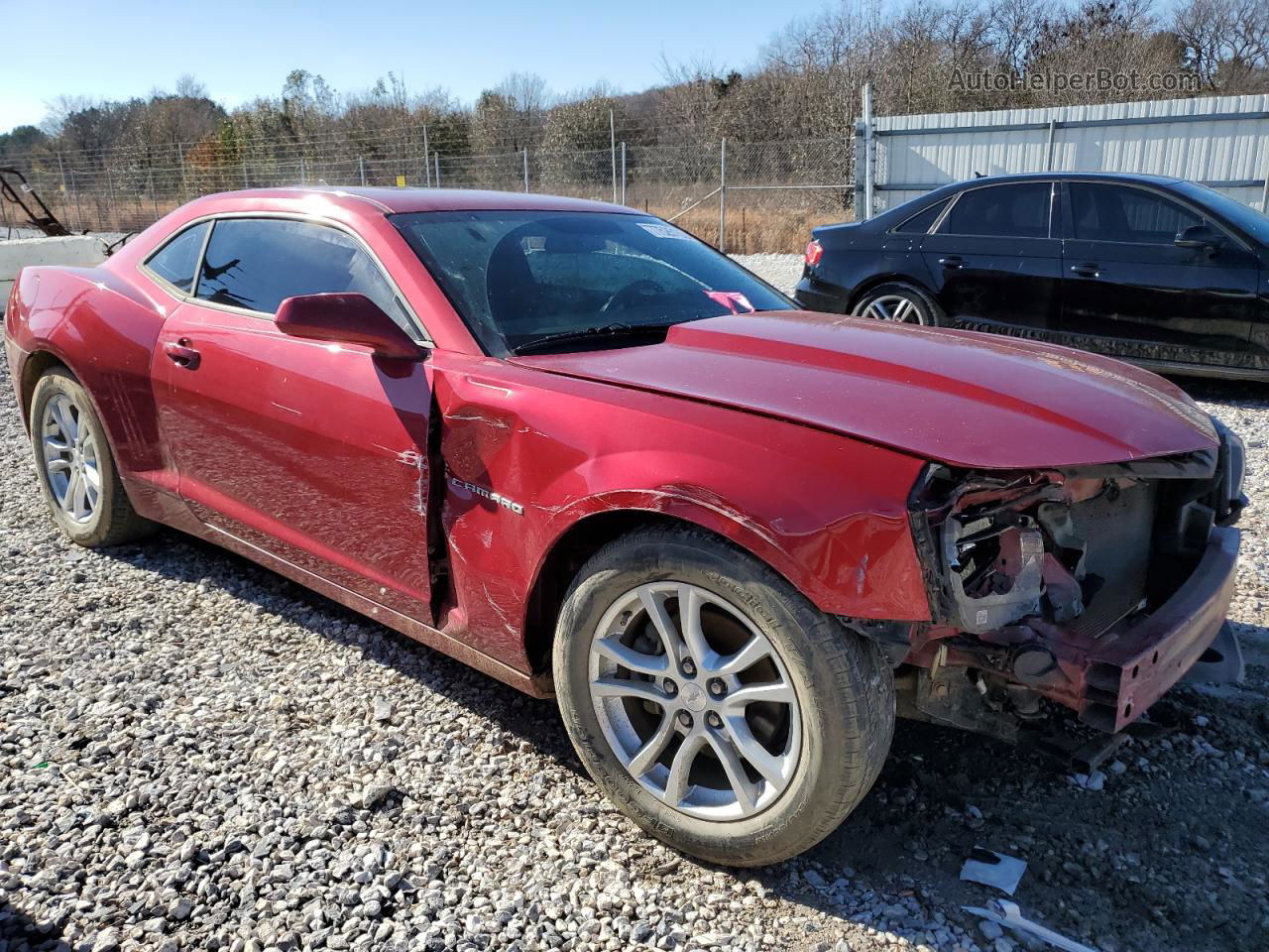 2015 Chevrolet Camaro Lt Красный vin: 2G1FC1E30F9290189