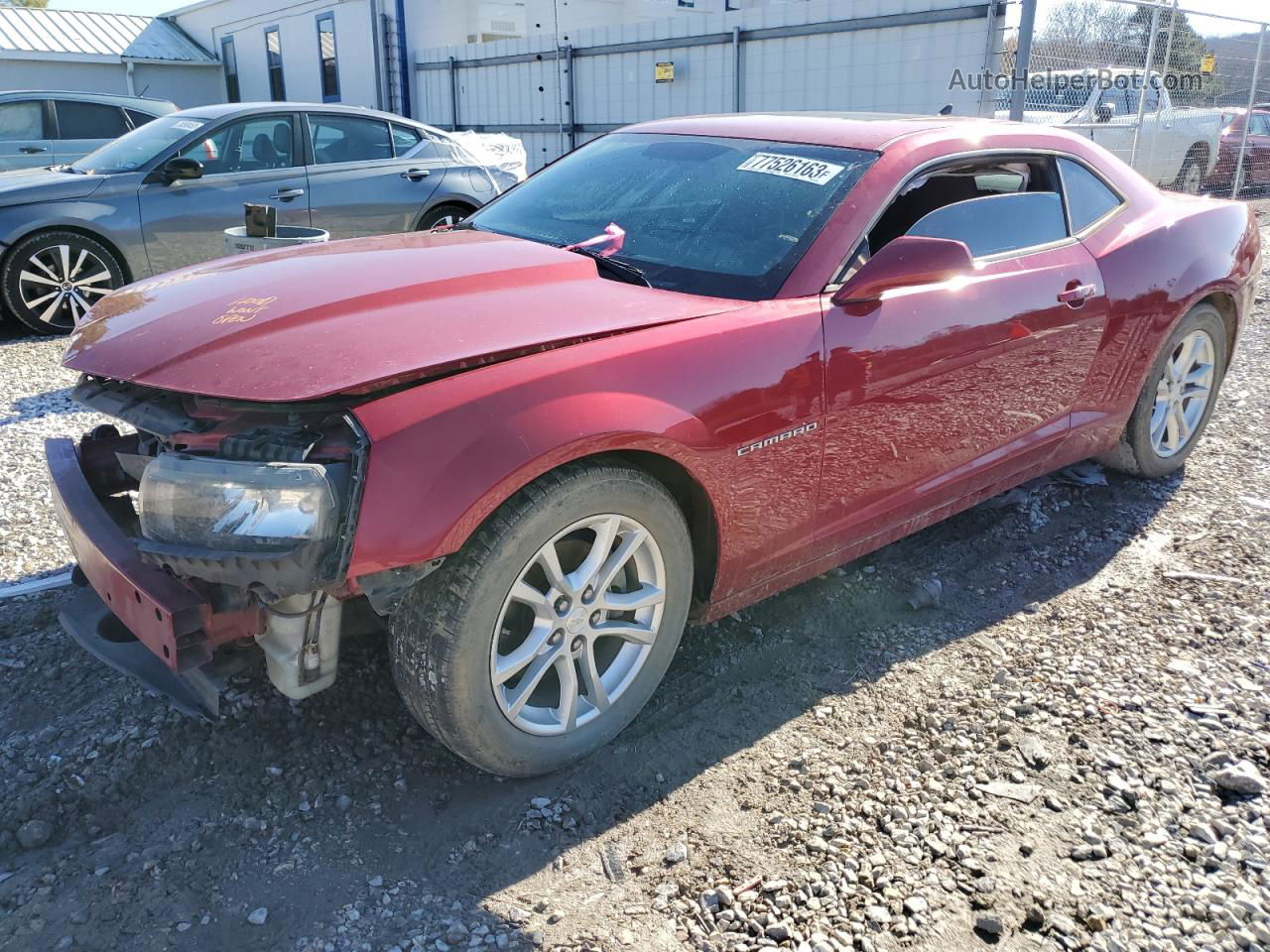 2015 Chevrolet Camaro Lt Красный vin: 2G1FC1E30F9290189