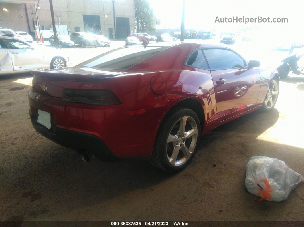 2014 Chevrolet Camaro Lt Красный vin: 2G1FC1E31E9155818