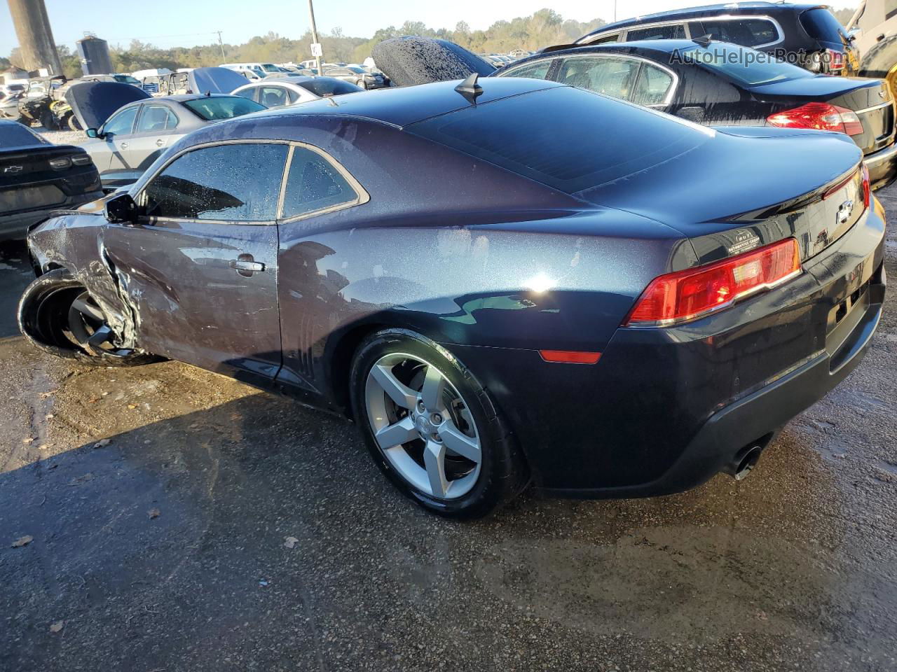 2014 Chevrolet Camaro Lt Blue vin: 2G1FC1E31E9157634