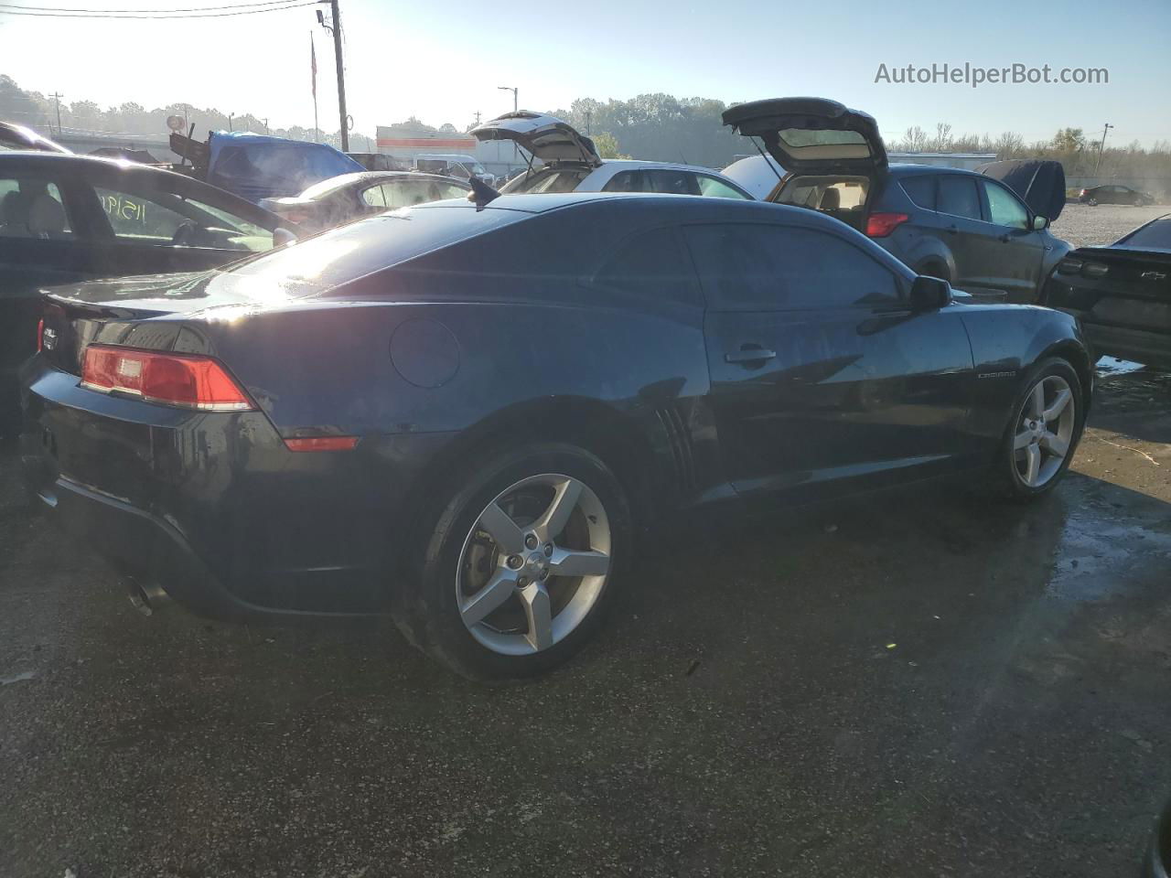 2014 Chevrolet Camaro Lt Blue vin: 2G1FC1E31E9157634