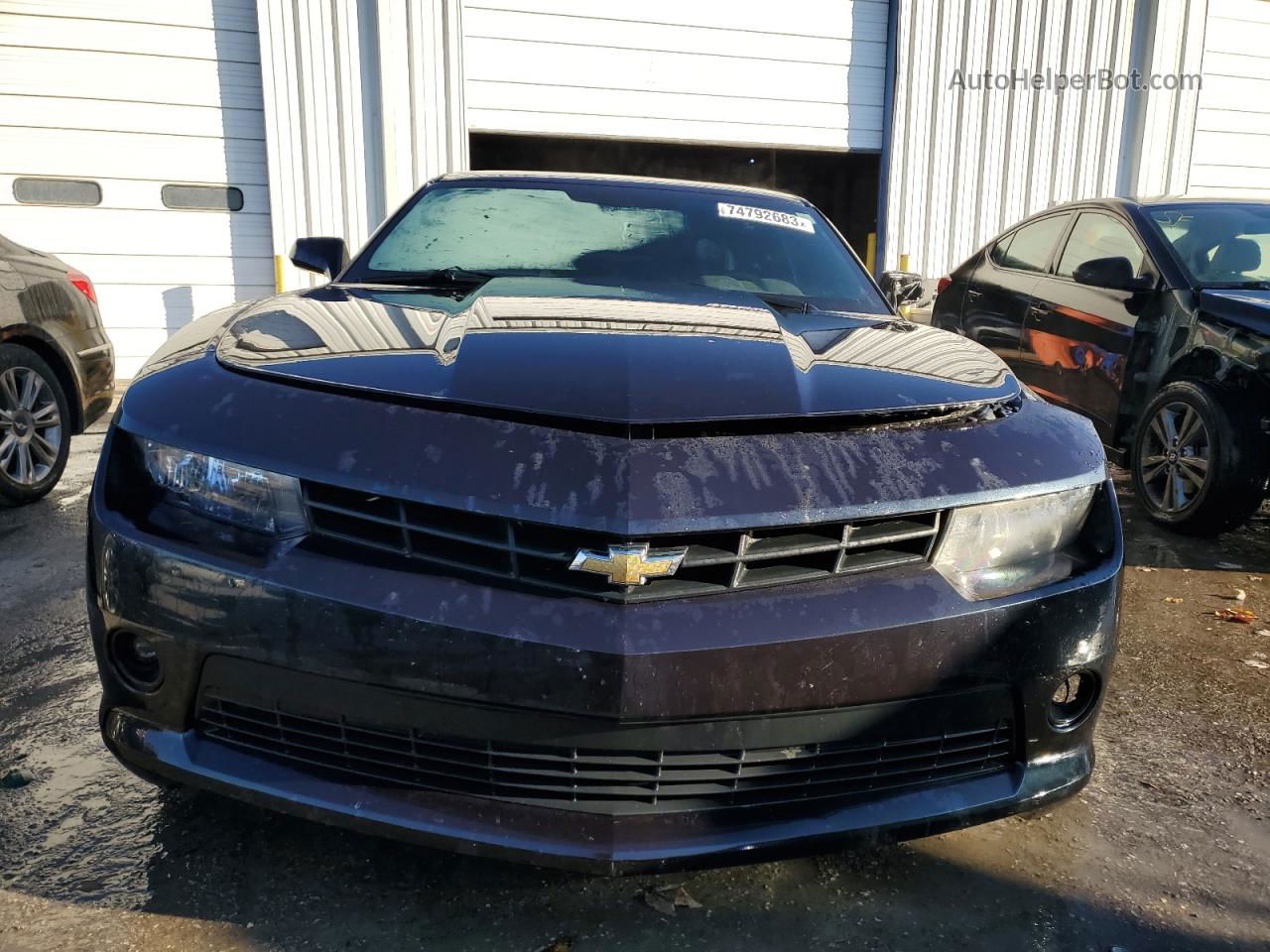 2014 Chevrolet Camaro Lt Blue vin: 2G1FC1E31E9157634