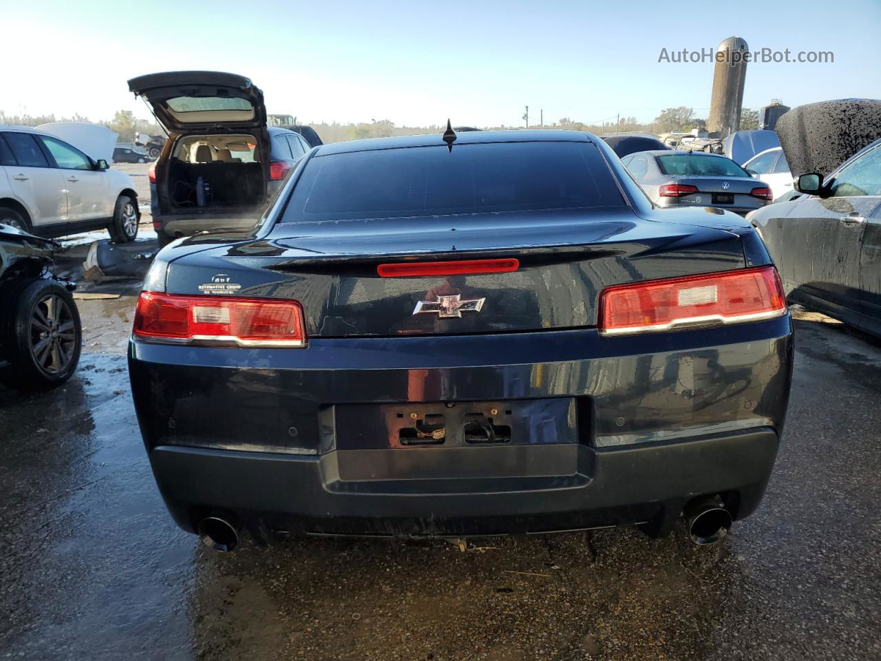 2014 Chevrolet Camaro Lt Blue vin: 2G1FC1E31E9157634