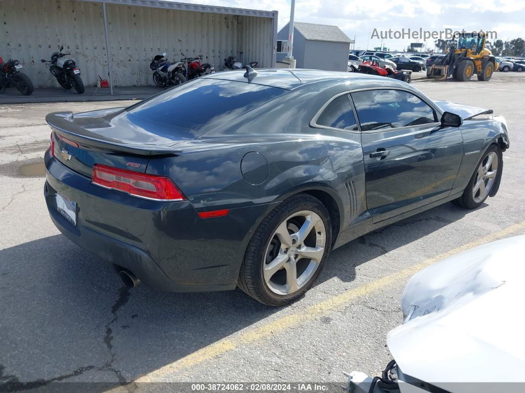 2014 Chevrolet Camaro 2lt Black vin: 2G1FC1E31E9170416