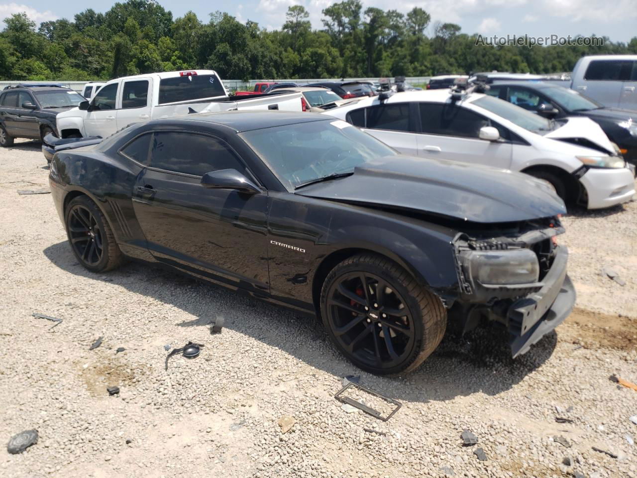 2014 Chevrolet Camaro Lt Black vin: 2G1FC1E31E9229951