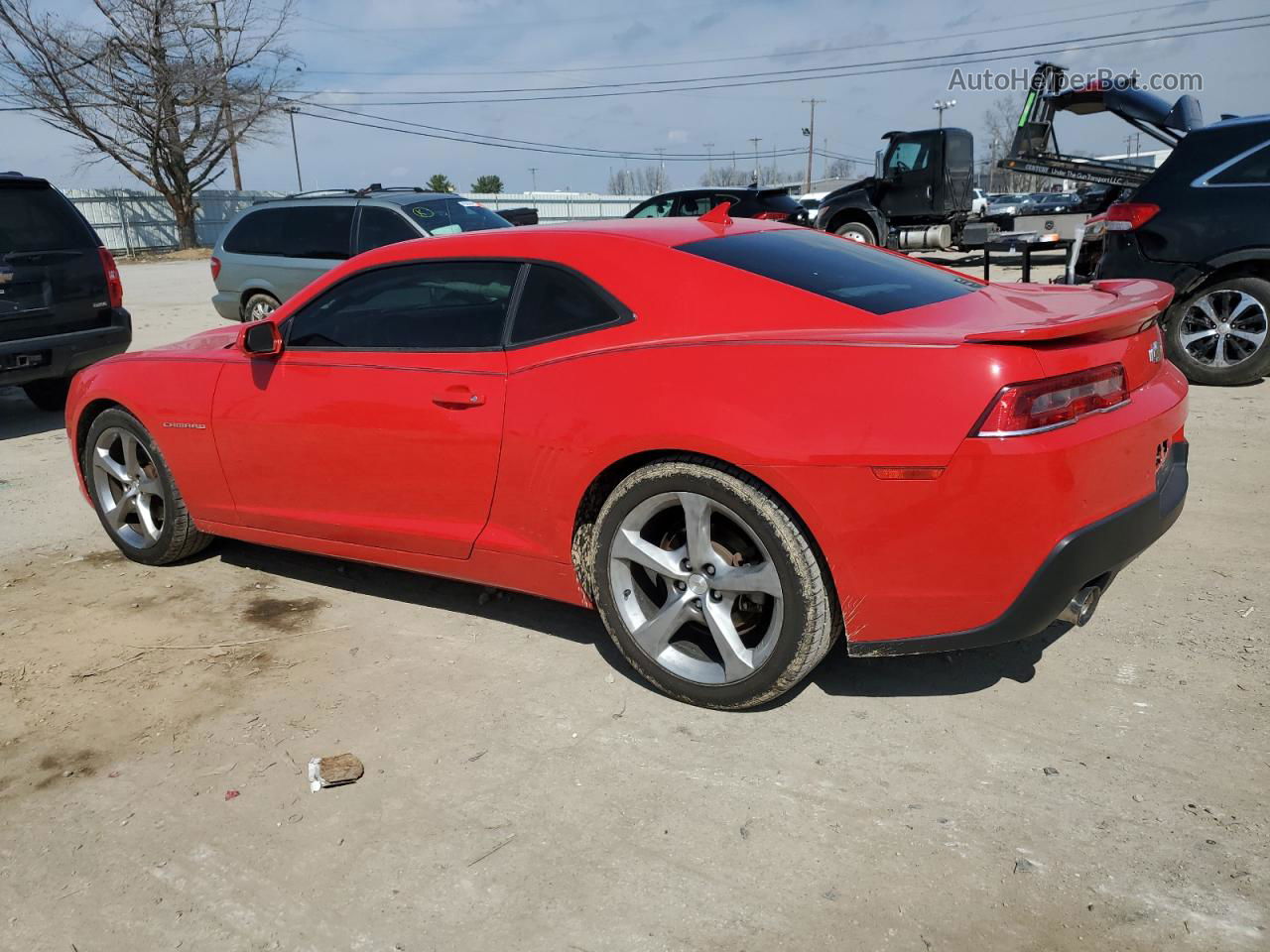 2014 Chevrolet Camaro Lt Красный vin: 2G1FC1E31E9244479