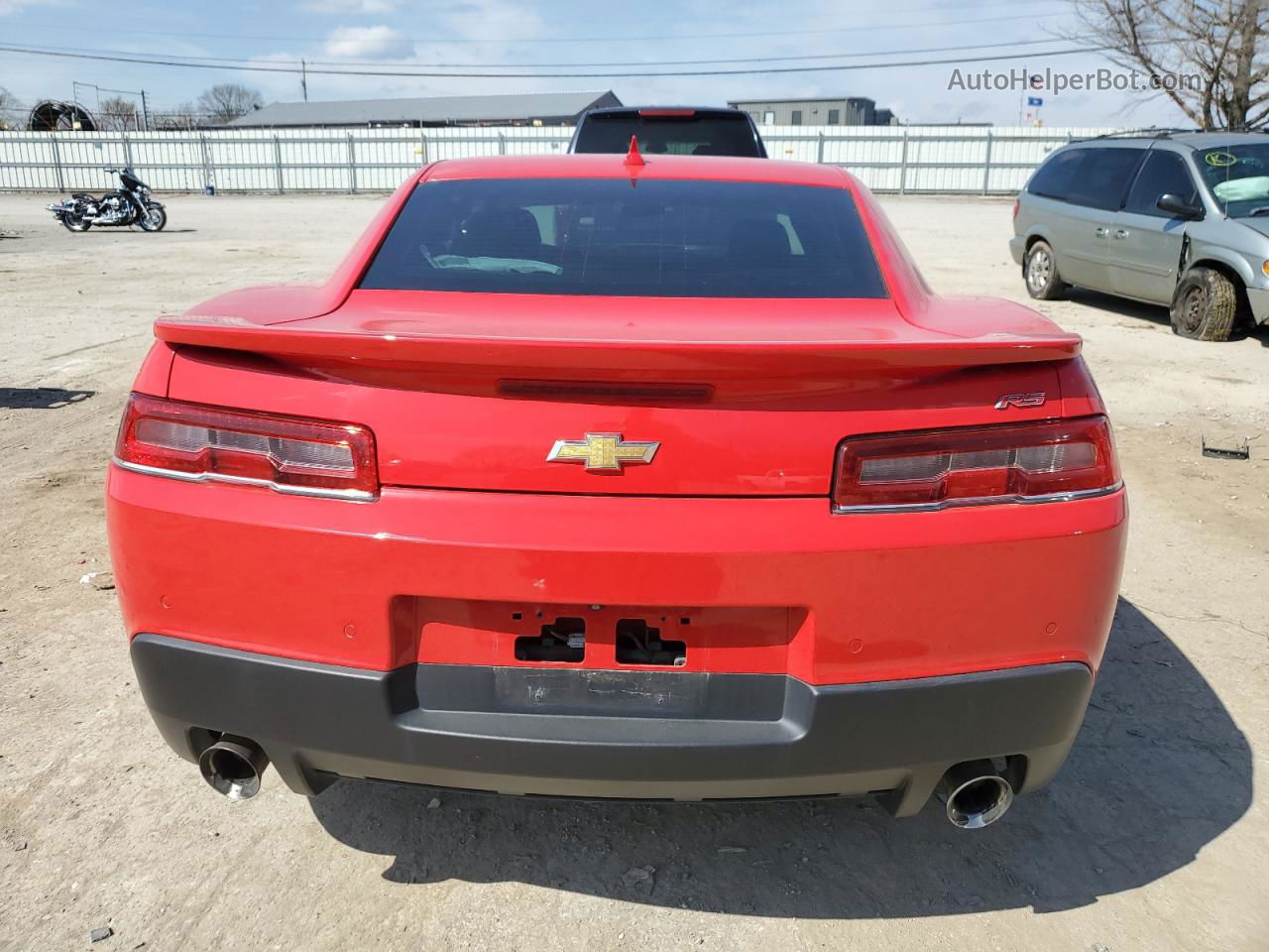 2014 Chevrolet Camaro Lt Красный vin: 2G1FC1E31E9244479