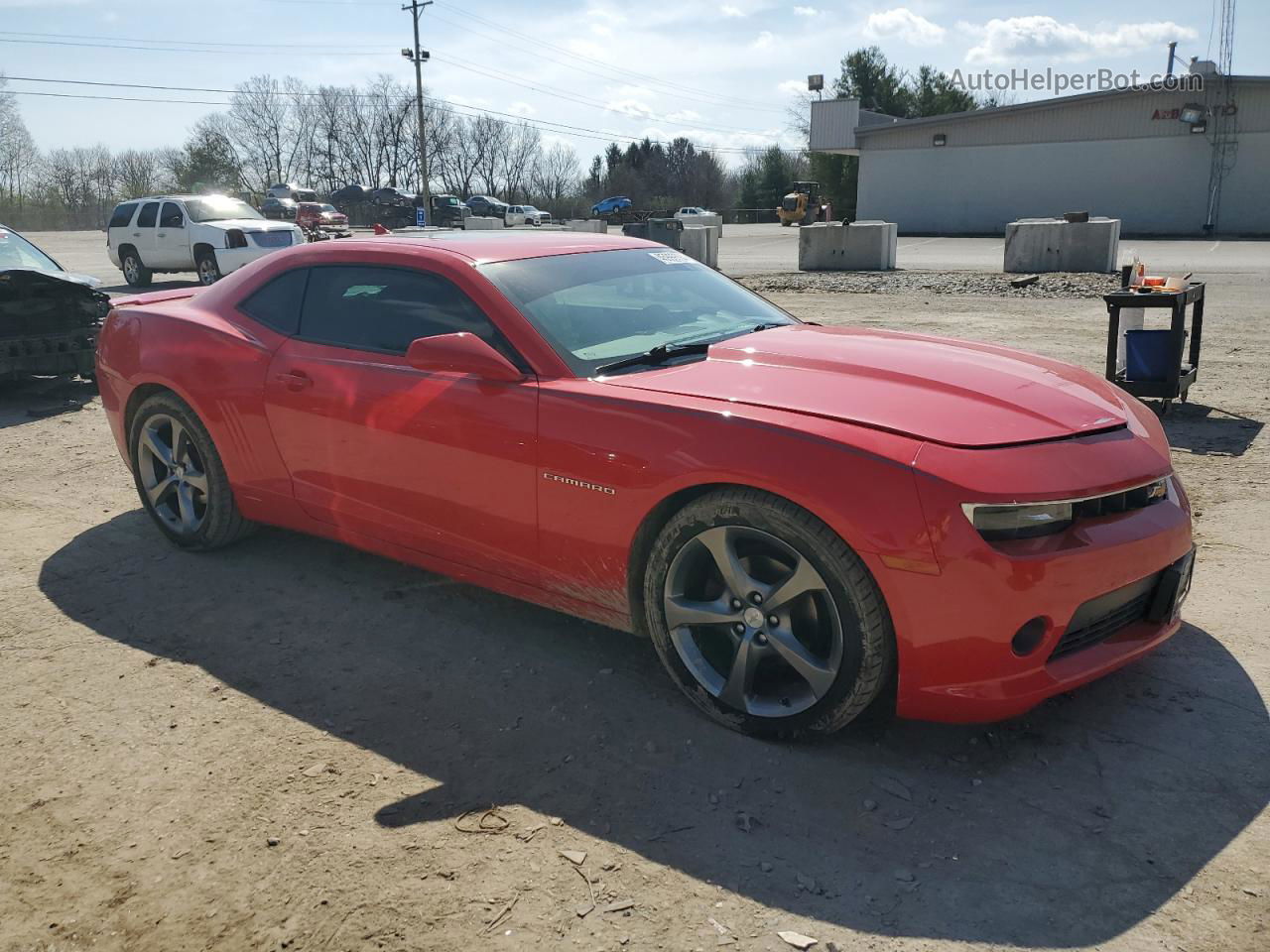 2014 Chevrolet Camaro Lt Красный vin: 2G1FC1E31E9244479