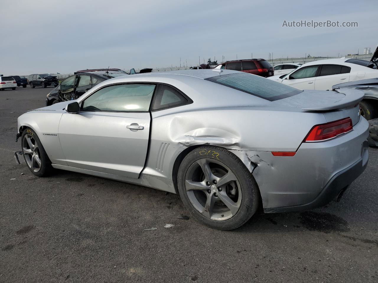 2014 Chevrolet Camaro Lt Серебряный vin: 2G1FC1E31E9256048