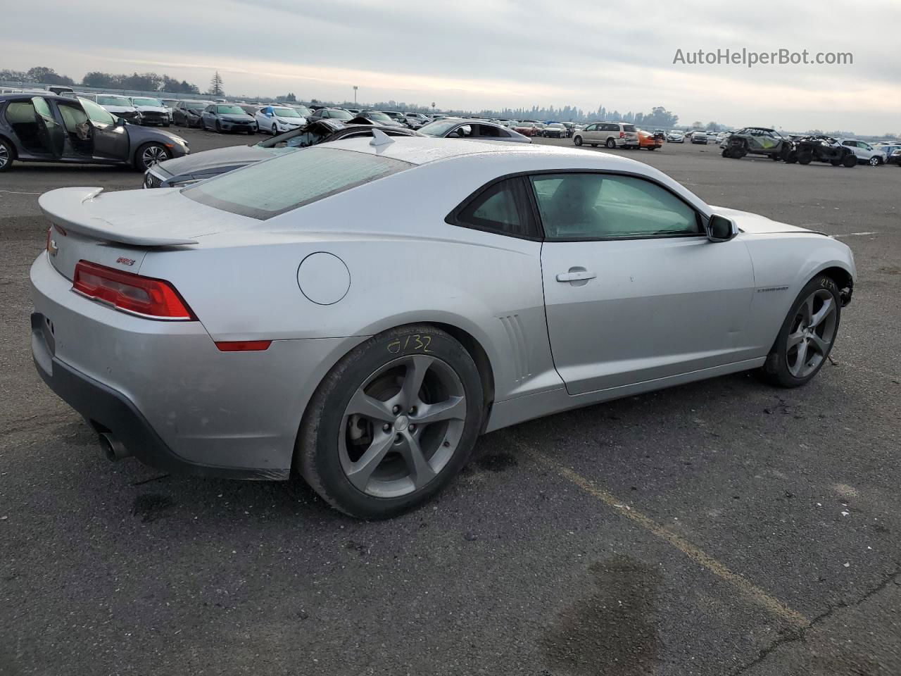 2014 Chevrolet Camaro Lt Серебряный vin: 2G1FC1E31E9256048