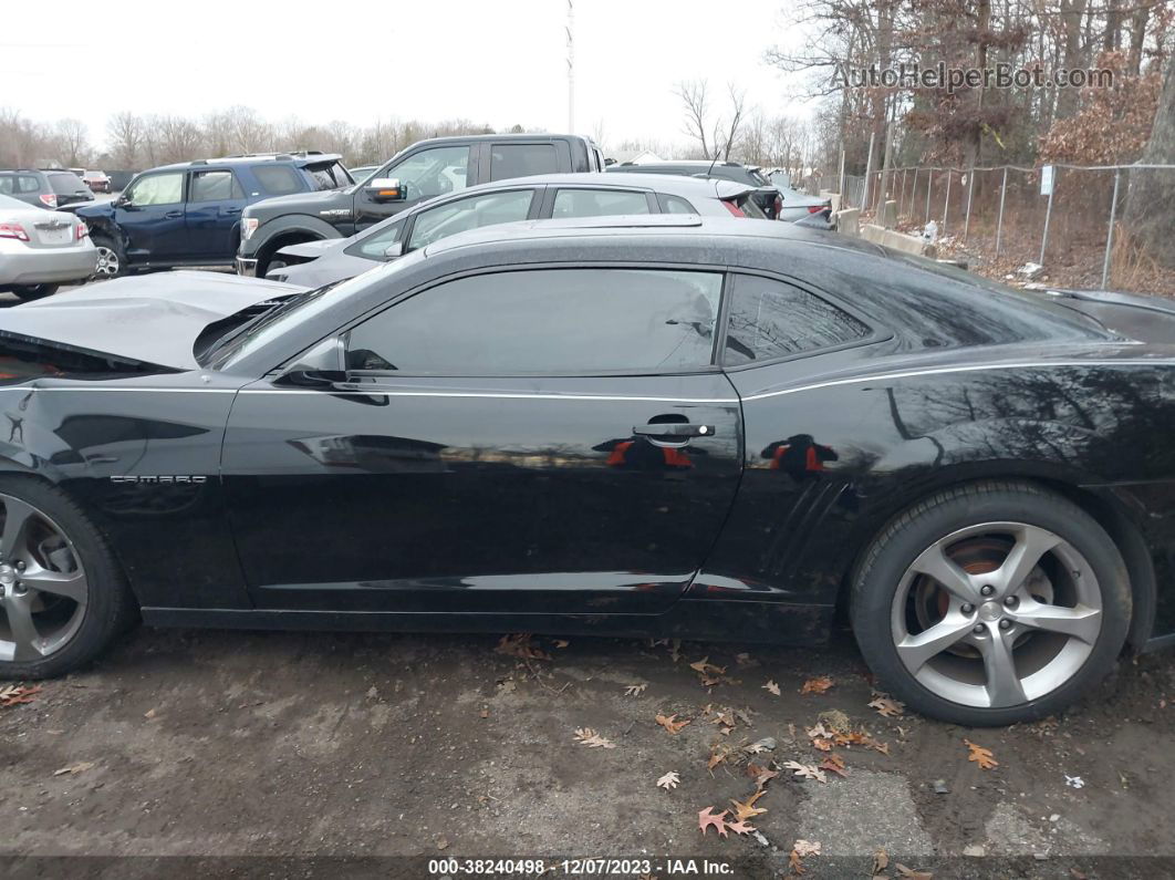 2014 Chevrolet Camaro 2lt Black vin: 2G1FC1E31E9278938