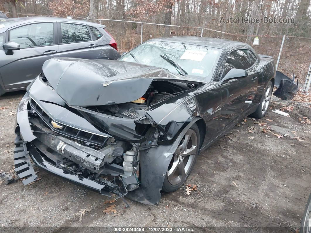 2014 Chevrolet Camaro 2lt Black vin: 2G1FC1E31E9278938