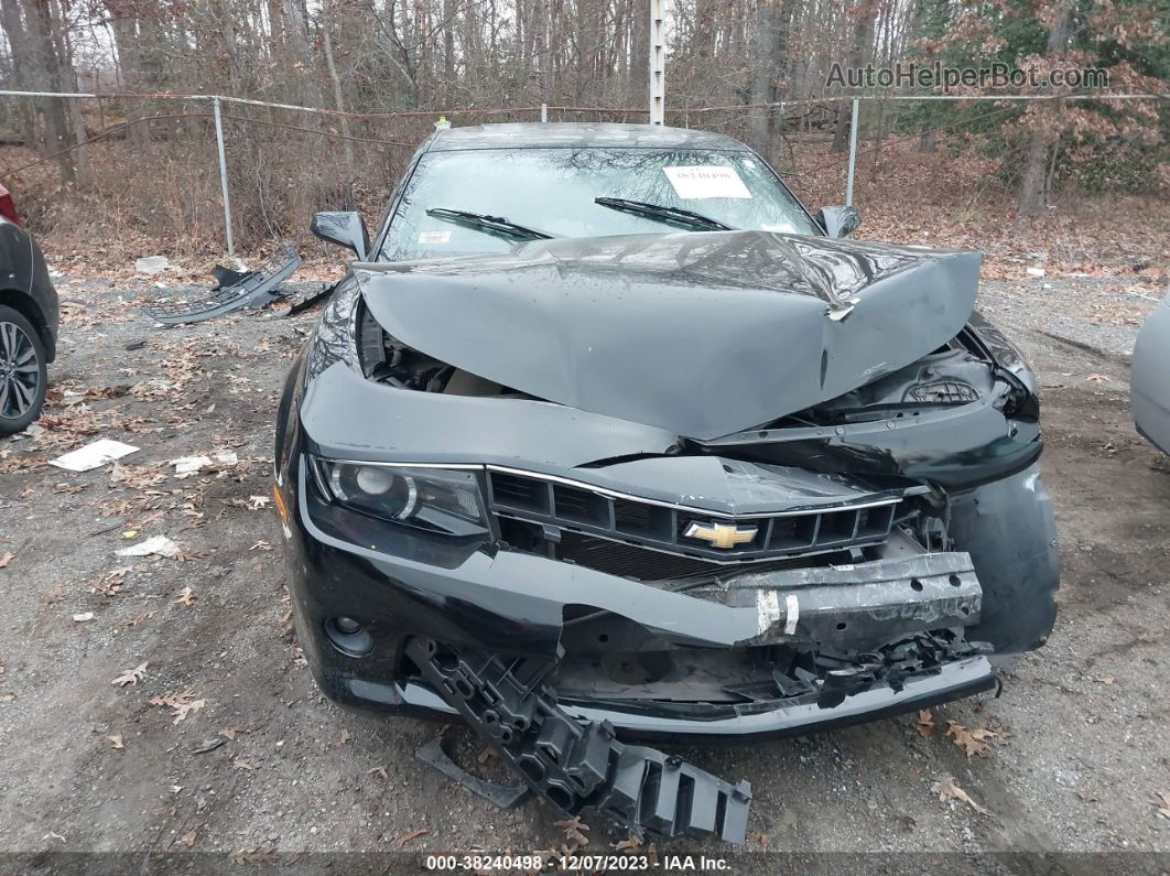 2014 Chevrolet Camaro 2lt Black vin: 2G1FC1E31E9278938