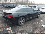 2014 Chevrolet Camaro 2lt Black vin: 2G1FC1E31E9278938