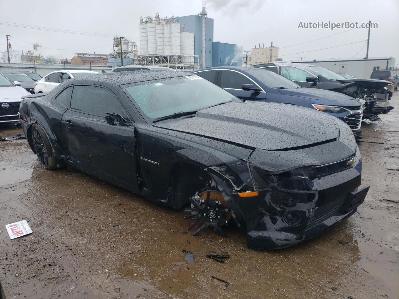 2014 Chevrolet Camaro Lt Black vin: 2G1FC1E31E9292306