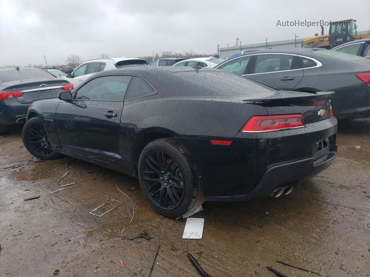 2014 Chevrolet Camaro Lt Black vin: 2G1FC1E31E9292306