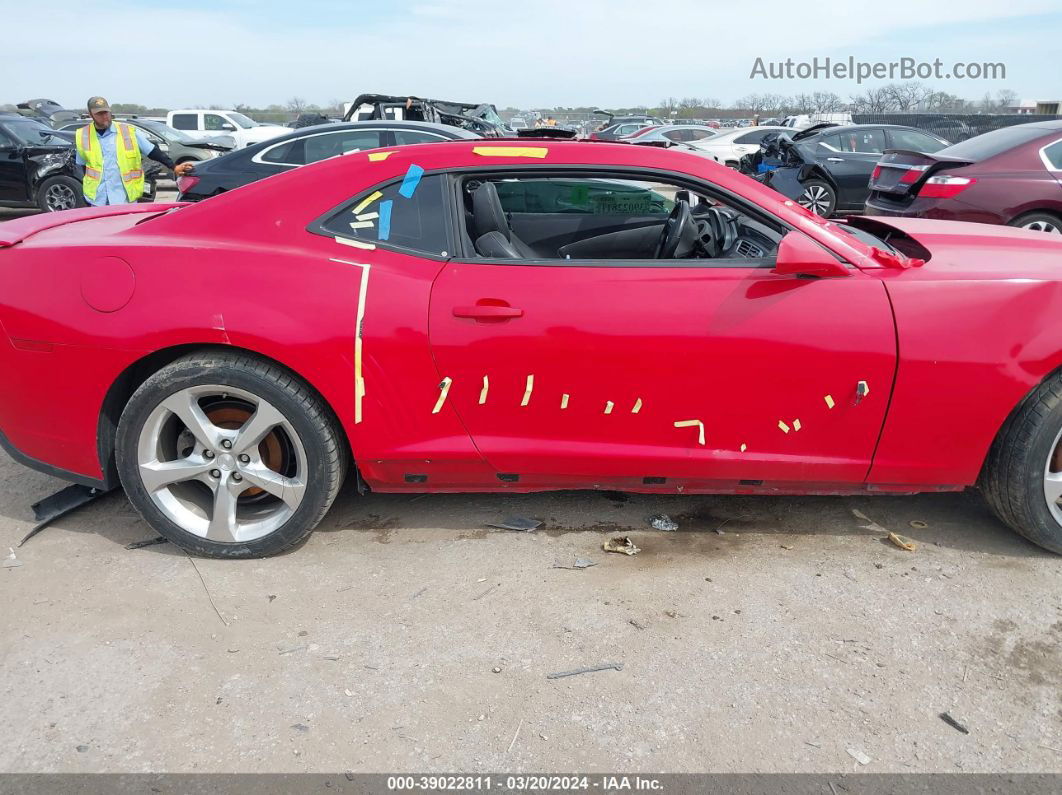 2014 Chevrolet Camaro 2lt Red vin: 2G1FC1E32E9136274