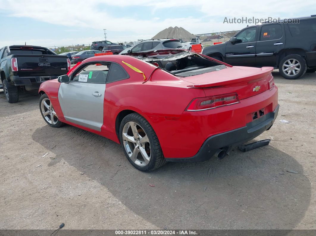 2014 Chevrolet Camaro 2lt Red vin: 2G1FC1E32E9136274