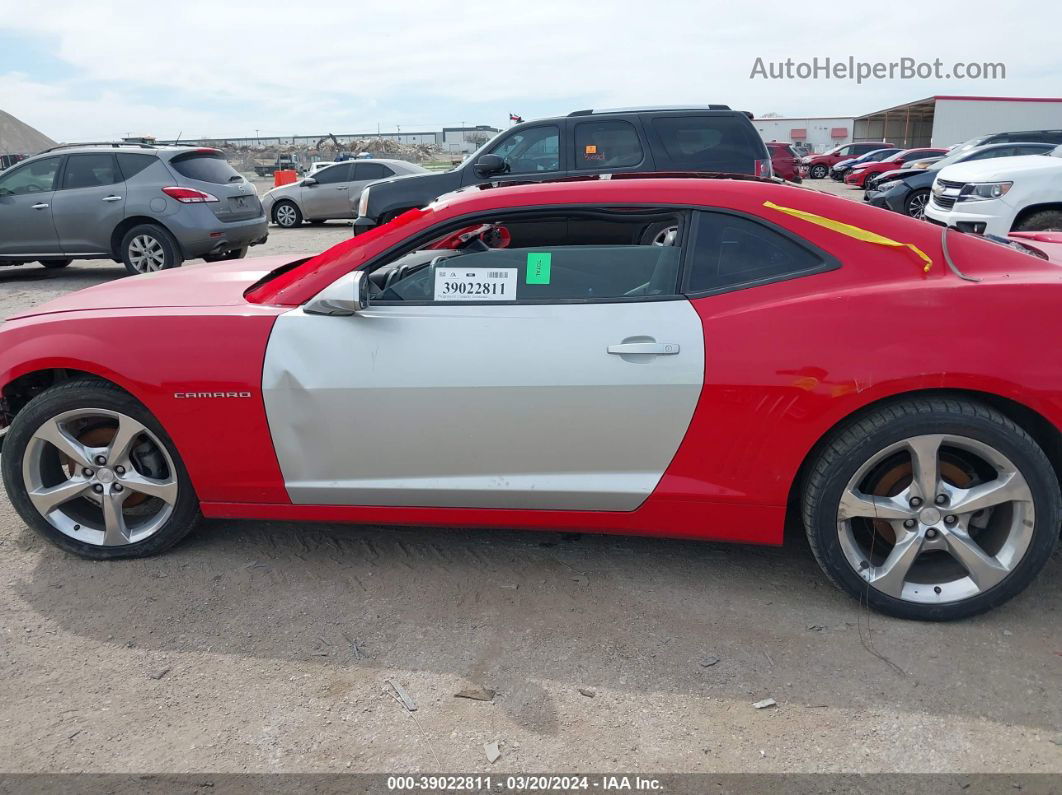 2014 Chevrolet Camaro 2lt Red vin: 2G1FC1E32E9136274