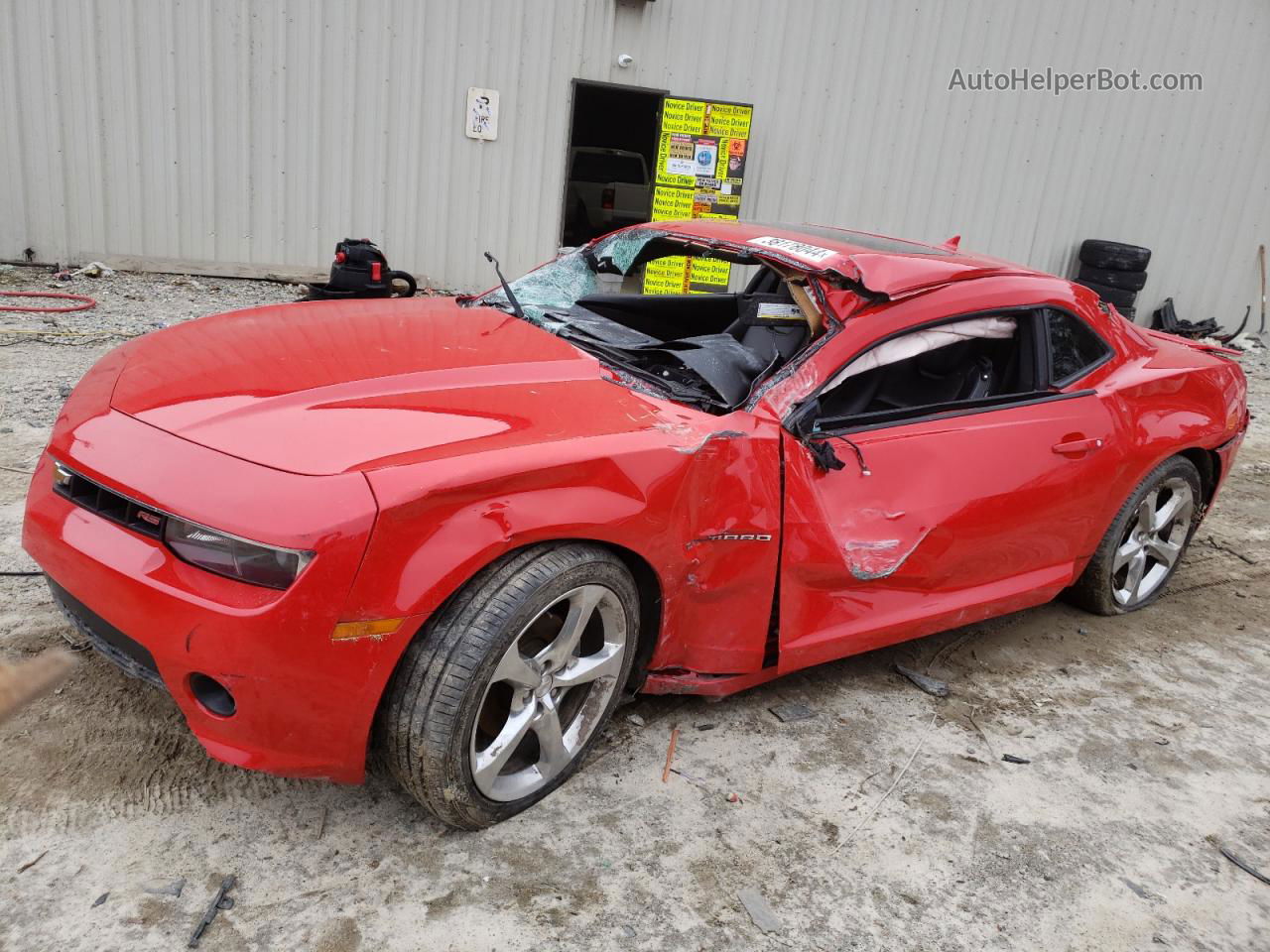 2014 Chevrolet Camaro Lt Red vin: 2G1FC1E32E9214472