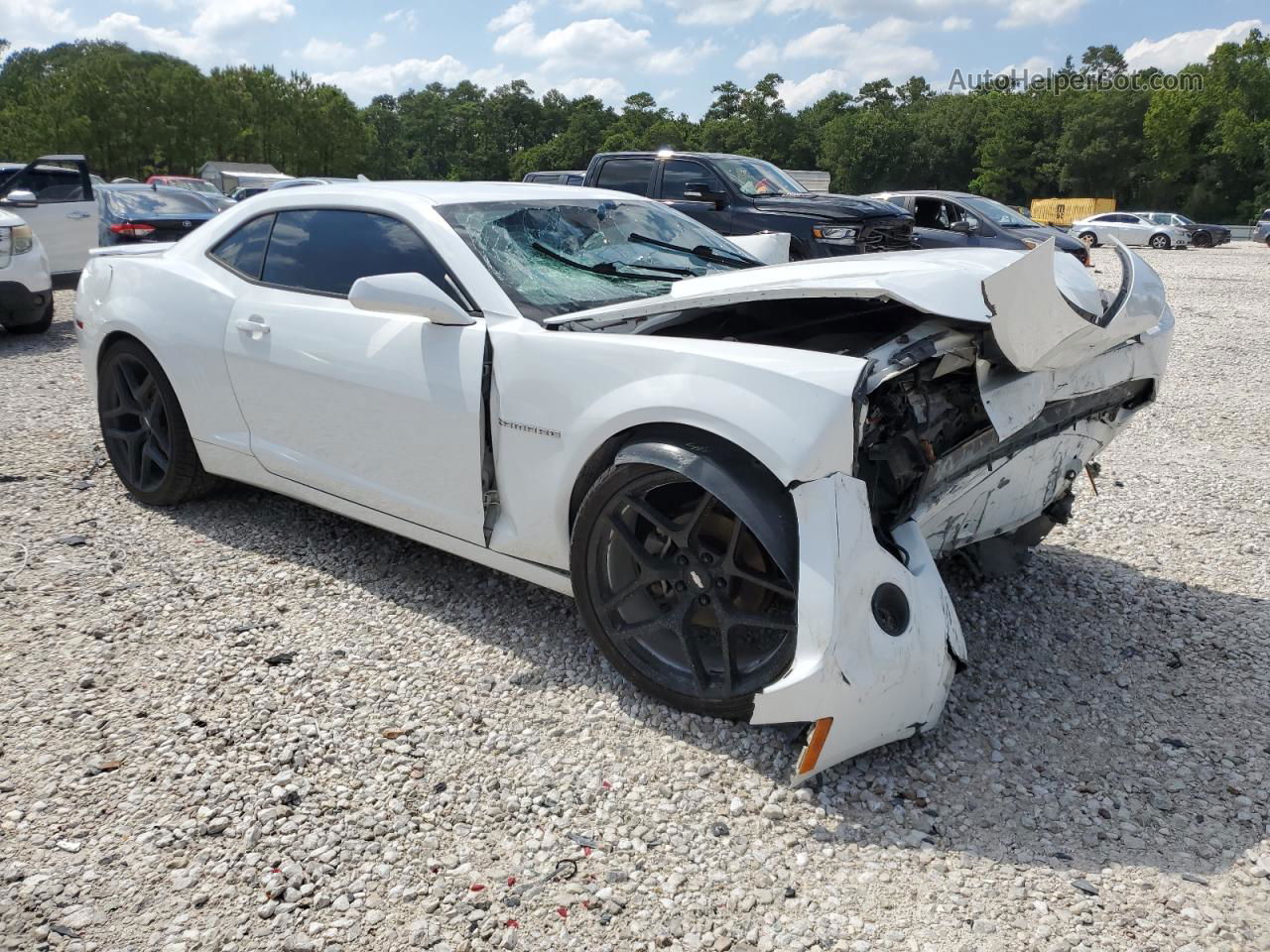 2014 Chevrolet Camaro Lt White vin: 2G1FC1E32E9280083