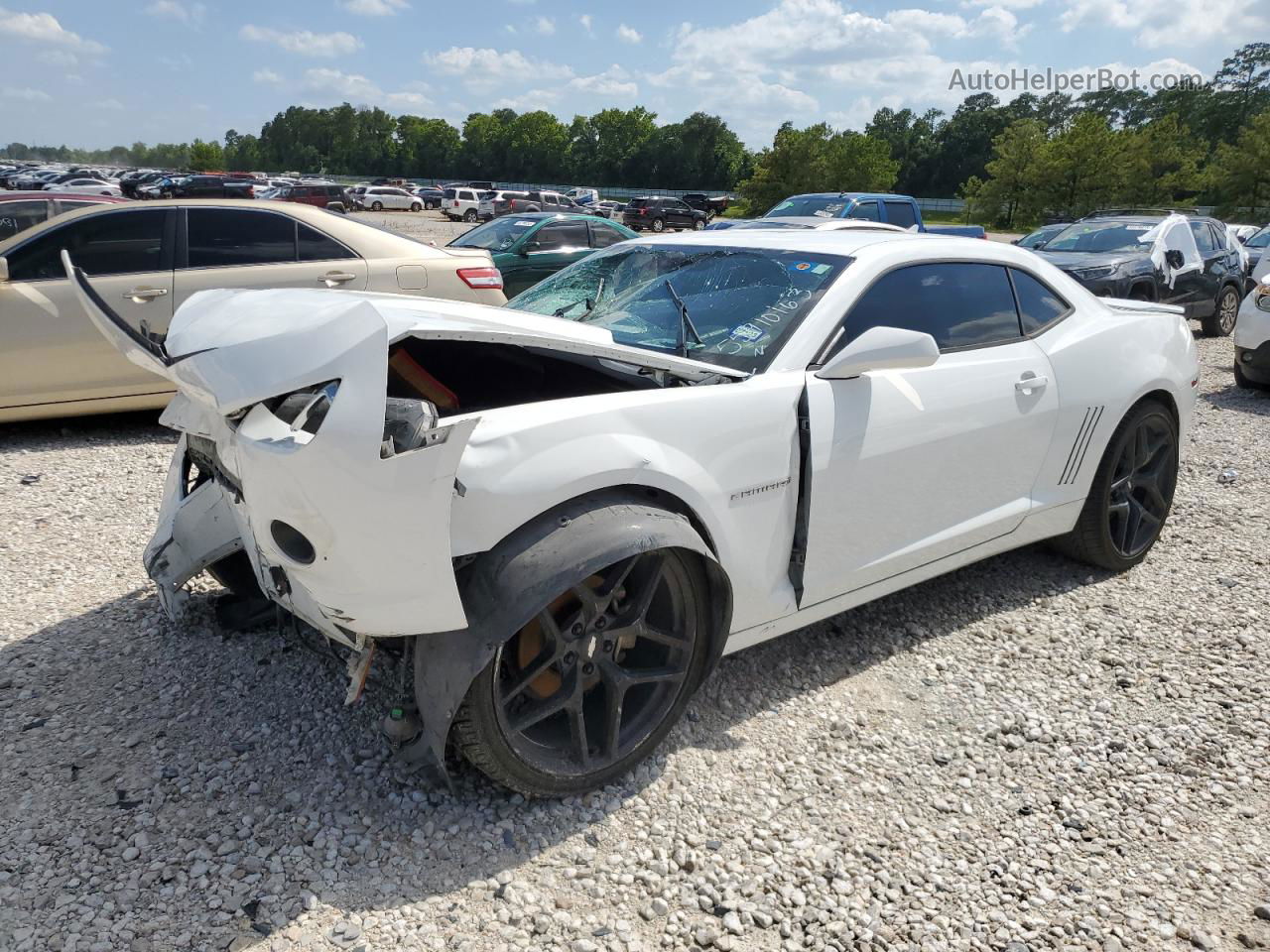 2014 Chevrolet Camaro Lt Белый vin: 2G1FC1E32E9280083