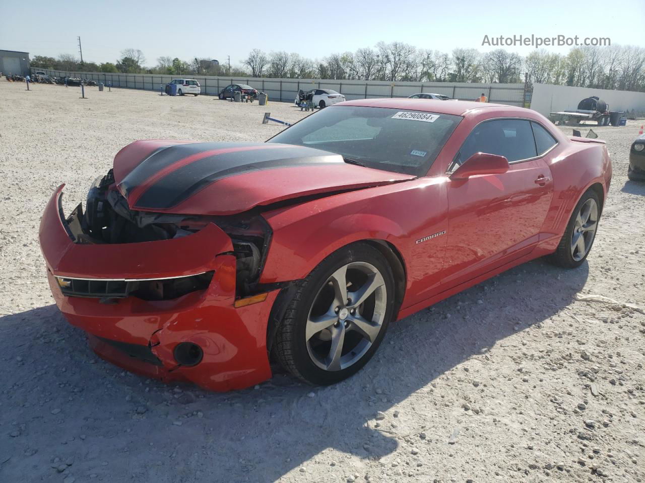 2014 Chevrolet Camaro Lt Red vin: 2G1FC1E32E9312675