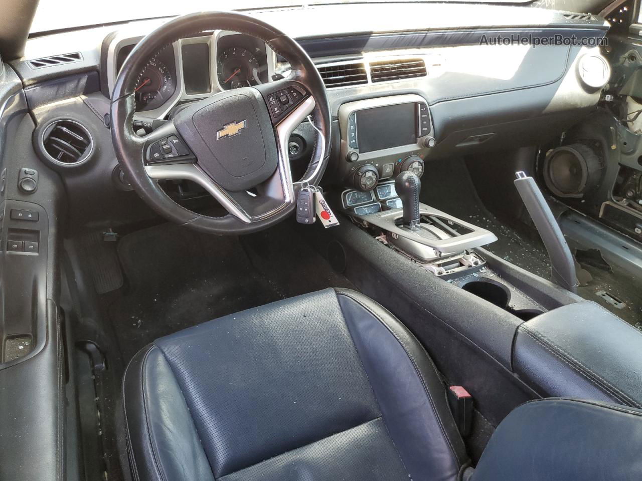 2014 Chevrolet Camaro Lt Синий vin: 2G1FC1E33E9132685