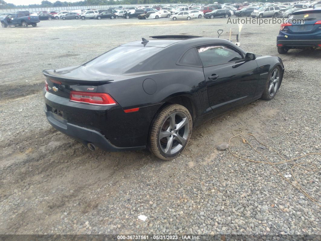 2014 Chevrolet Camaro Lt Black vin: 2G1FC1E33E9267181