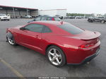 2014 Chevrolet Camaro 2lt Red vin: 2G1FC1E34E9131545