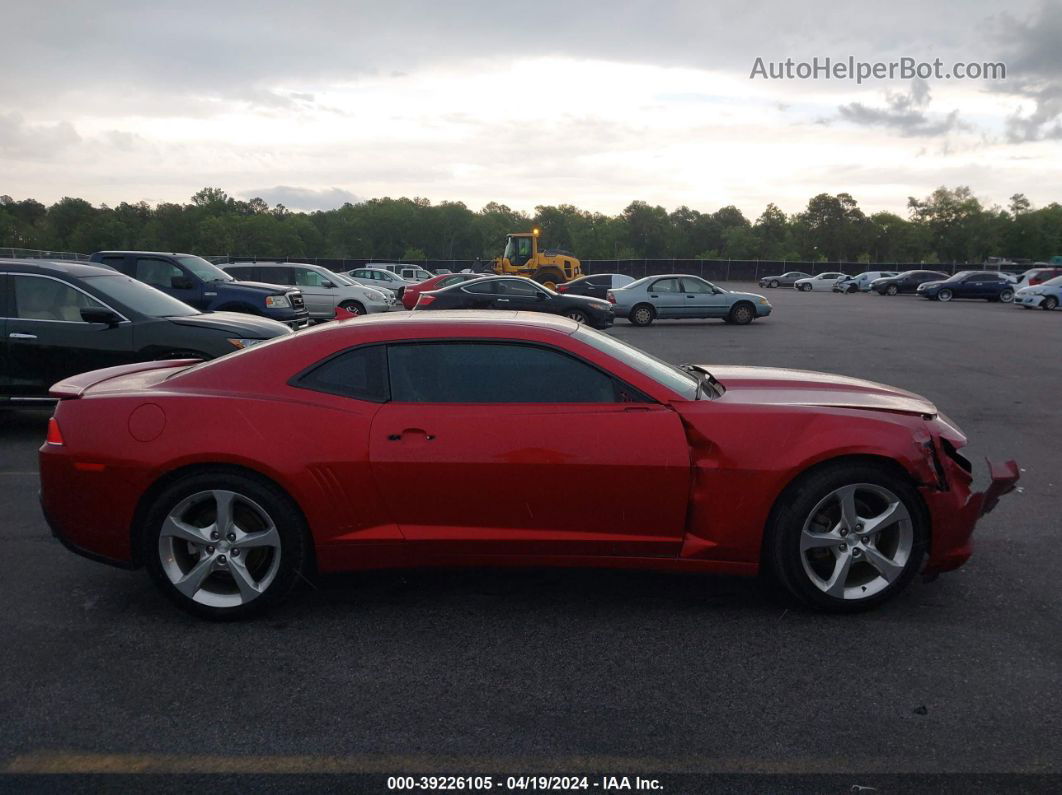 2014 Chevrolet Camaro 2lt Red vin: 2G1FC1E34E9131545