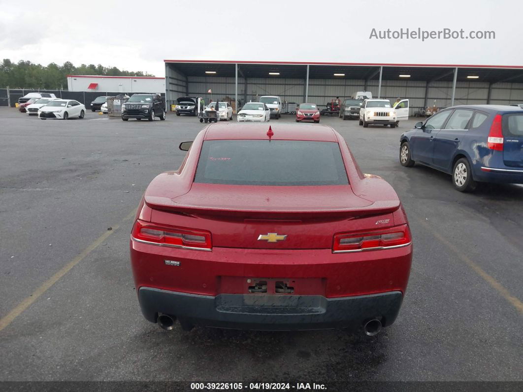 2014 Chevrolet Camaro 2lt Red vin: 2G1FC1E34E9131545