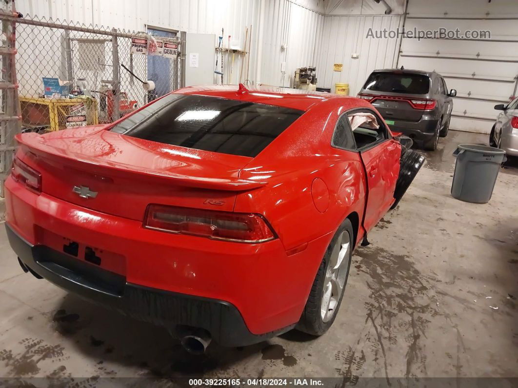 2014 Chevrolet Camaro 2lt Red vin: 2G1FC1E34E9139371