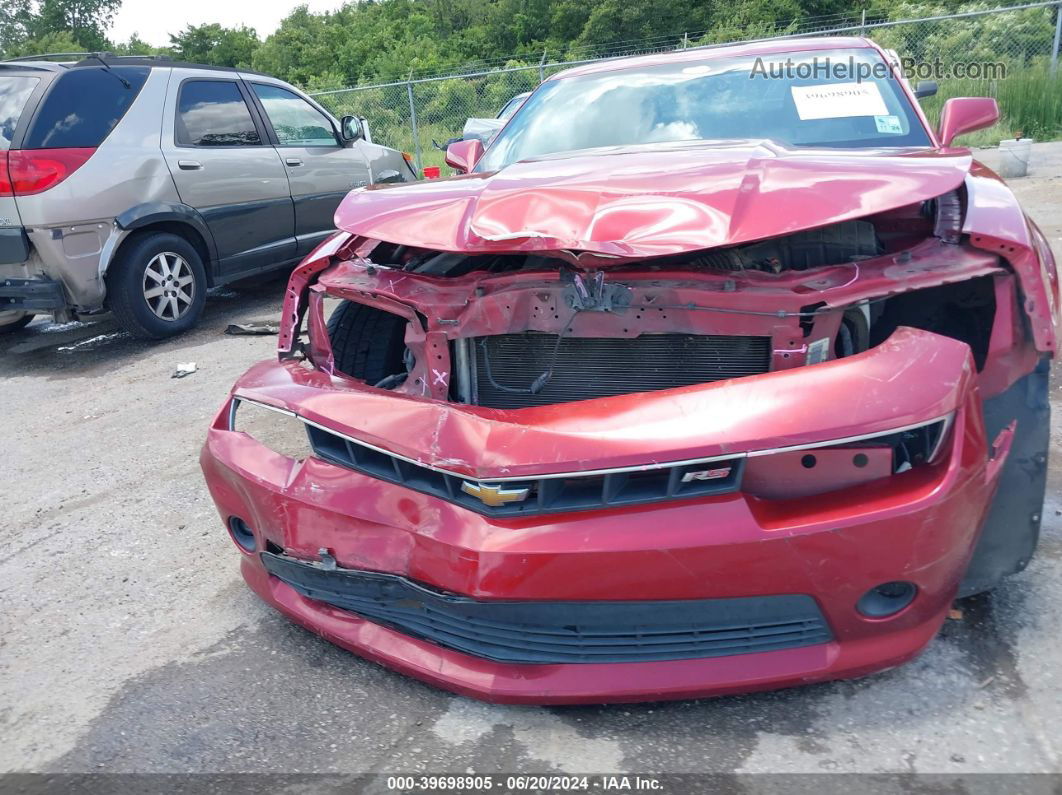 2014 Chevrolet Camaro 2lt Red vin: 2G1FC1E34E9143744