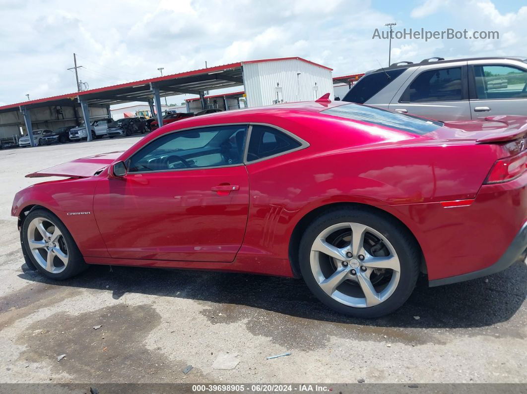 2014 Chevrolet Camaro 2lt Red vin: 2G1FC1E34E9143744