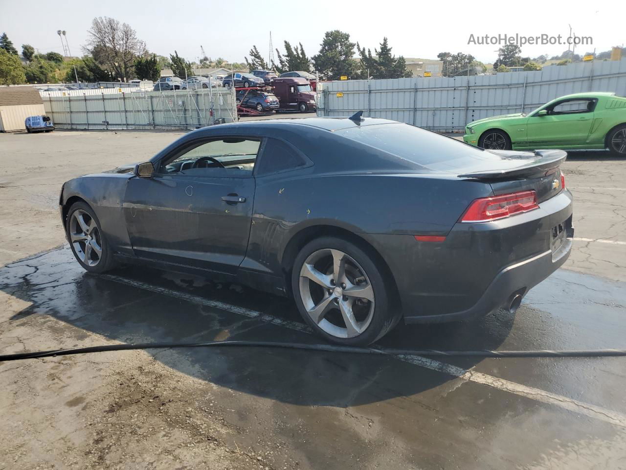 2014 Chevrolet Camaro Lt Gray vin: 2G1FC1E34E9238787