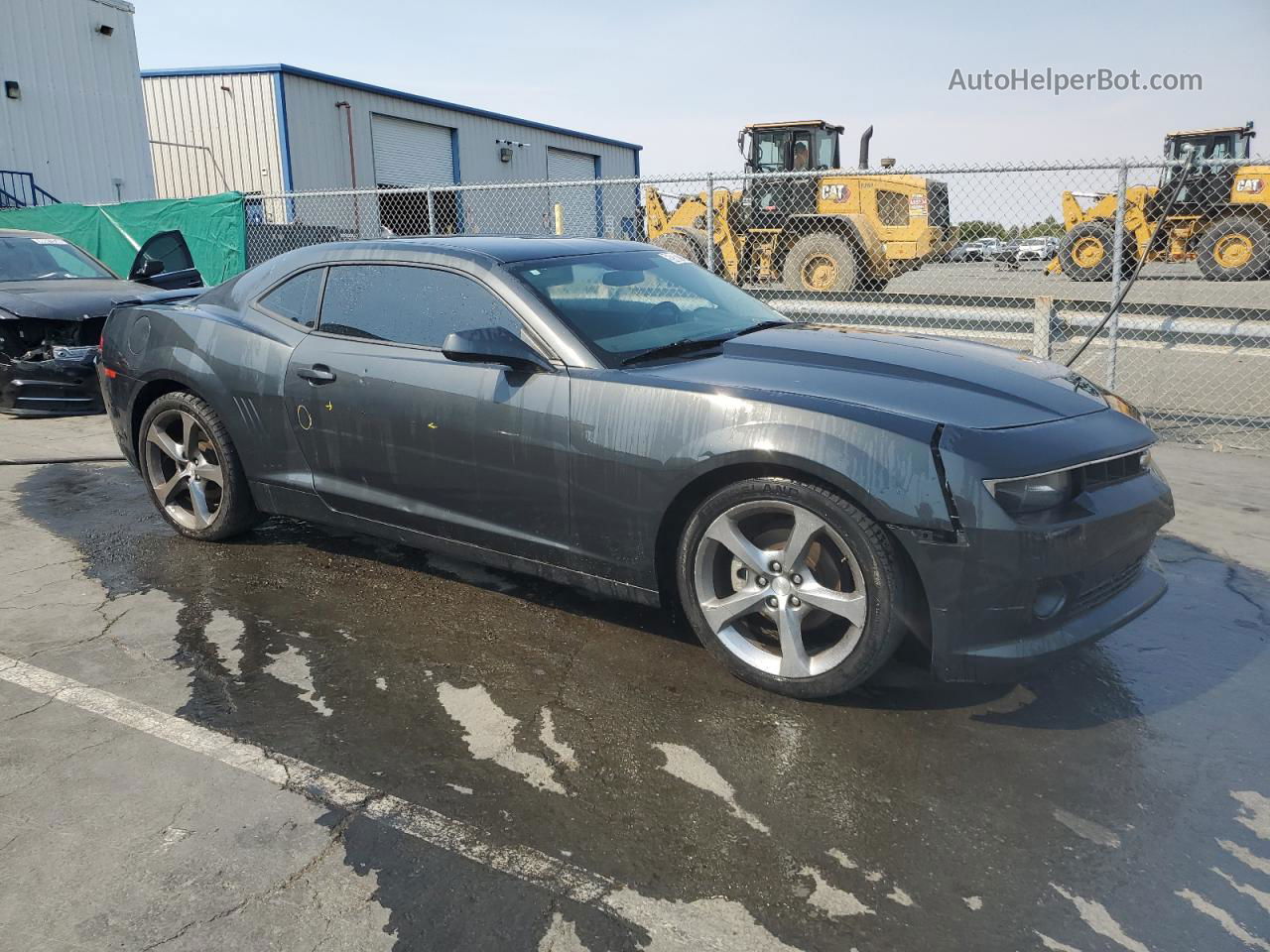 2014 Chevrolet Camaro Lt Gray vin: 2G1FC1E34E9238787