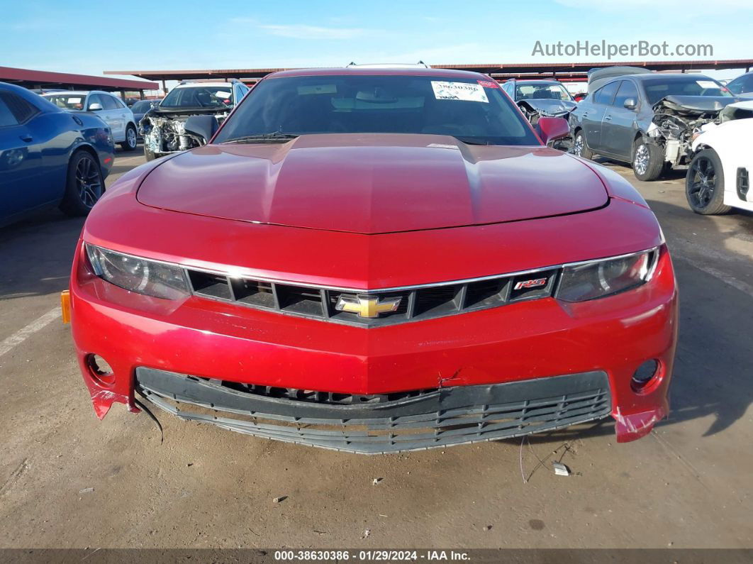 2014 Chevrolet Camaro 2lt Red vin: 2G1FC1E34E9246582