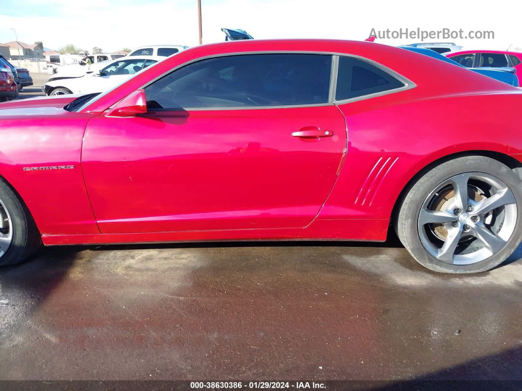 2014 Chevrolet Camaro 2lt Red vin: 2G1FC1E34E9246582