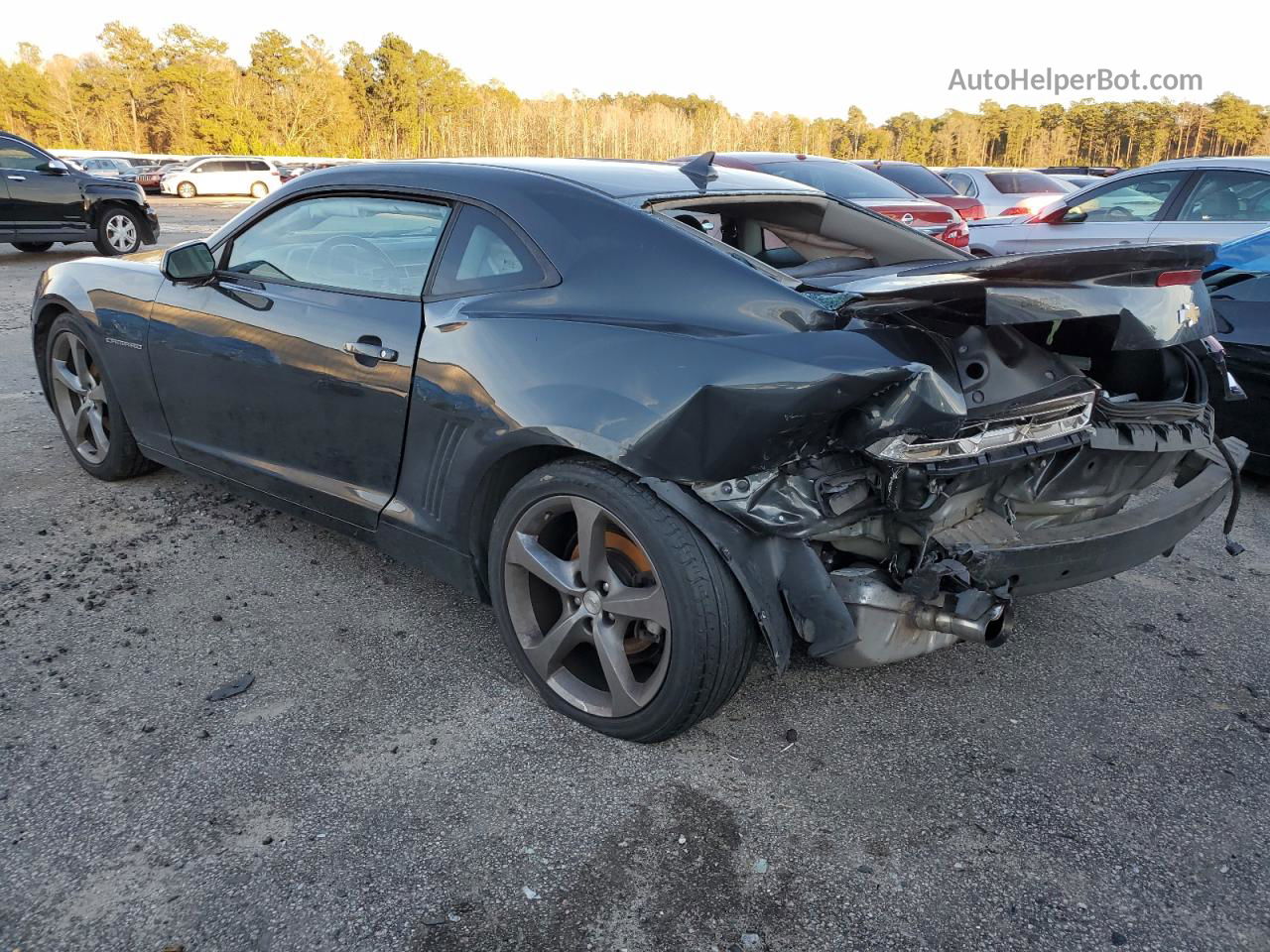 2014 Chevrolet Camaro Lt Gray vin: 2G1FC1E34E9246890