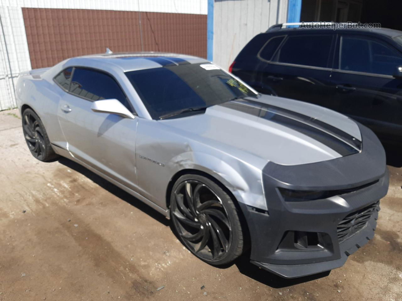 2014 Chevrolet Camaro Lt Silver vin: 2G1FC1E35E9179541