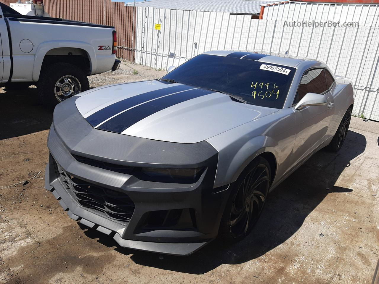 2014 Chevrolet Camaro Lt Silver vin: 2G1FC1E35E9179541