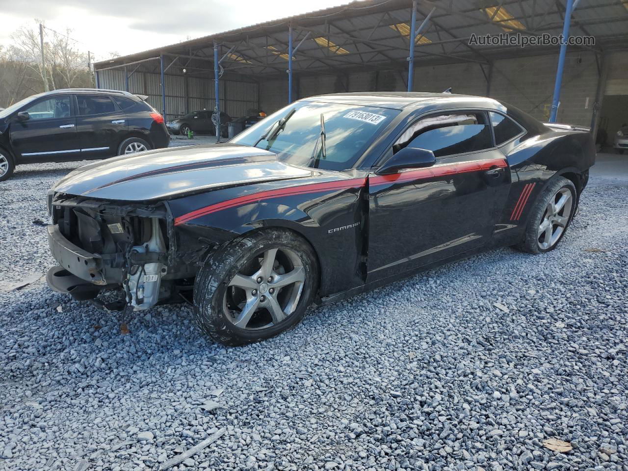 2014 Chevrolet Camaro Lt Black vin: 2G1FC1E35E9268414